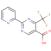 CAS:874816-10-1 | PC10374 | 2-(Pyridin-2-yl)-4-(trifluoromethyl)-5-pyrimidinecarboxylic acid
