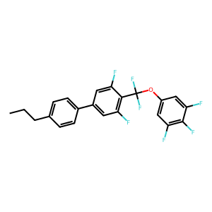 CAS: 303186-20-1 | PC103746 | 2-[Difluoro-(3,4,5-trifluorophenoxy)methyl]-1,3-difluoro-5-(4-propylphenyl)benzene