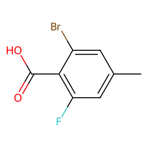 CAS: 1427327-66-9 | PC103895 | 2-Bromo-6-fluoro-4-methylbenzoic acid