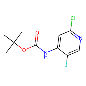 CAS: 1354223-67-8 | PC103900 | tert-Butyl (2-chloro-5-fluoropyridin-4-yl)carbamate