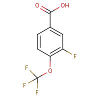 CAS:886498-89-1 | PC10447 | 3-Fluoro-4-(trifluoromethoxy)benzoic acid