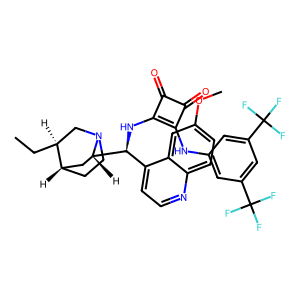 CAS: 1352957-59-5 | PC105209 | 3-[[3,5-Bis(trifluoromethyl)phenyl]amino]-4-[[(8alpha,9S)-10,11-dihydro-6'-methoxycinchonan-9-yl]amino]-3-cyclobutene-1,2-dione