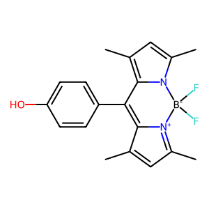 CAS: 870992-10-2 | PC105237 | 4,4-Difluoro-8(4’-Hydroxyphenyl)-1,3,5,7-Tetramethyl-4-Bora-3A,4A-Diaza-S-Indacene