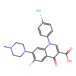 CAS: 91296-86-5 | PC105290 | 6-Fluoro-1-(4-Fluorophenyl)-7-(4-Methylpiperazin-1-Yl)-4-Oxo-1,4-Dihydroquinoline-3-Carboxylic Acid Hydrochloride