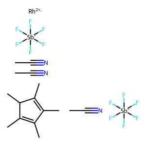 CAS: 125357-42-8 | PC105451 | Tris(acetonitrile)(pentamethylcyclopentadienyl)rhodium(III) bis(hexafluoroantimonate)
