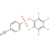CAS:885949-56-4 | PC10567 | 2,3,4,5,6-Pentafluorophenyl 4-cyanobenzenesulphonate