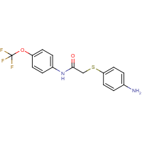 CAS:763126-91-6 | PC10579 | 2-[(4-Aminophenyl)thio]-N-[4-(trifluoromethoxy)phenyl]acetamide
