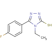 CAS:29552-52-1 | PC10586 | 4-Ethyl-5-(4-fluorophenyl)-4H-1,2,4-triazole-3-thiol