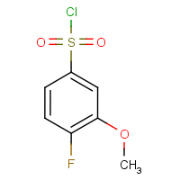 CAS:887266-97-9 | PC10594 | 4-Fluoro-3-methoxybenzenesulphonyl chloride