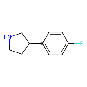 CAS: 1048703-18-9 | PC106146 | (3R)-3-(4-Fluorophenyl)pyrrolidine