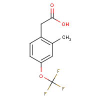 CAS:886763-11-7 | PC1066 | 2-Methyl-4-(trifluoromethoxy)phenylacetic acid