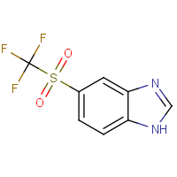 CAS:1417341-55-9 | PC10660 | 5-[(Trifluoromethyl)sulphonyl]-1H-benzimidazole