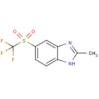 CAS:98589-22-1 | PC10661 | 2-Methyl-5-[(trifluoromethyl)sulphonyl]-1H-benzimidazole