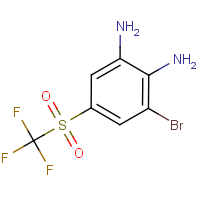 CAS: 156425-17-1 | PC10665 | 3-Bromo-5-[(trifluoromethyl)sulphonyl]benzene-1,2-diamine