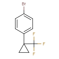 CAS:1227160-18-0 | PC10675 | 1-Bromo-4-[1-(trifluoromethyl)cycloprop-1-yl]benzene