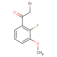 CAS: 1427363-68-5 | PC10678 | 2-Fluoro-3-methoxyphenacyl bromide
