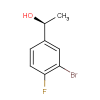 CAS: 929884-46-8 | PC10700 | (1S)-1-(3-Bromo-4-fluorophenyl)ethan-1-ol