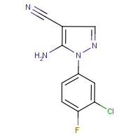CAS:175135-53-2 | PC1070C | 5-Amino-1-(3-chloro-4-fluorophenyl)-4-cyanopyrazole