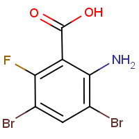 CAS:175135-10-1 | PC1070N | 2-Amino-3,5-dibromo-6-fluorobenzoic acid