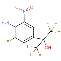CAS:2366994-16-1 | PC10737 | 2-(4-Amino-3-fluoro-5-nitrophenyl)-1,1,1,3,3,3-hexafluoropropan-2-ol