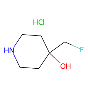 CAS: 1253929-33-7 | PC107650 | 4-Fluoromethyl-4-hydroxypiperidine hydrochloride