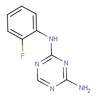 CAS:66088-45-7 | PC1076R | 2-Amino-4-(2-fluorophenylamino)-1,3,5-triazine