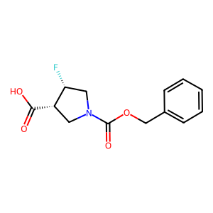 CAS: 1269755-11-4 | PC107972 | cis-4-Fluoro-1,3-pyrrolidinedicarboxylic acid, 1-(phenylmethyl) ester