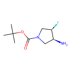 CAS: 1174020-30-4 | PC108265 | tert-Butyl N-[(3S,4R)-4-fluoropyrrolidin-3-yl]carbamate