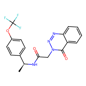 CAS: 1929519-13-0 | PC108475 | (S)-2-(4-Oxobenzo[D][1,2,3]Triazin-3(4H)-Yl)-N-(1-(4-(Trifluoromethoxy)Phenyl)Ethyl)Acetamide