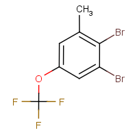 CAS: 1210290-24-6 | PC1085 | 2,3-Dibromo-5-(trifluoromethoxy)toluene