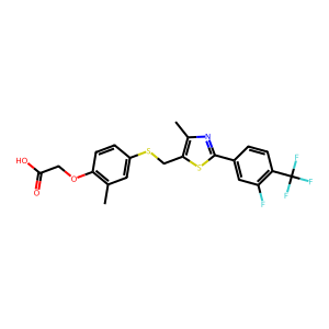 CAS: 317318-84-6 | PC108535 | [4-[[2-[3-Fluoro-4-(Trifluoromethyl)Phenyl]-4-Methyl-5-Thiazolyl]Methyl]Thio]-2-Methylphenoxy] Acetic Acid