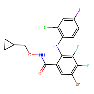 CAS: 212631-67-9 | PC108585 | 5-Bromo-2-((2-Chloro-4-Iodophenyl)Amino)-N-(Cyclopropylmethoxy)-3,4-Difluorobenzamide