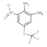 CAS:887266-85-5 | PC1086 | 2-Amino-3-methyl-5-(trifluoromethoxy)nitrobenzene