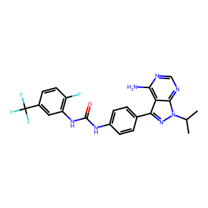CAS: 1384071-99-1 | PC108618 | 1-(4-(4-Amino-1-Isopropyl-1H-Pyrazolo[3,4-D]Pyrimidin-3-Yl)Phenyl)-3-(2-Fluoro-5-(Trifluoromethyl)Phenyl)Urea