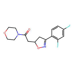 CAS: 1309793-47-2 | PC108660 | 2-(3-(2,4-Difluorophenyl)-4,5-Dihydroisoxazol-5-yl)-1-Morpholinoethan-1-One