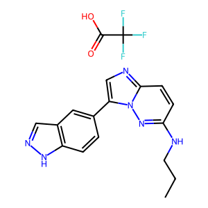 CAS: 1458630-17-5 | PC108692 | 3-(1H-Indazol-5-yl)-N-propylimidazo[1,2-b]pyridazin-6-amine 2,2,2-trifluoroacetate