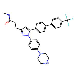 CAS: 1333146-24-9 | PC108730 | N-Methyl-3-(1-(4-(Piperazin-1-Yl)Phenyl)-5-(4'-(Trifluoromethyl)-[1,1'-Biphenyl]-4-Yl)-1H-Pyrazol-3-Yl)Propanamide