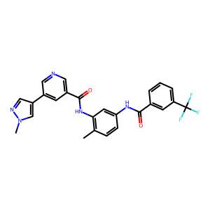 CAS: 2095849-04-8 | PC108760 | 5-(1-Methyl-1H-pyrazol-4-yl)-N-(2-methyl-5-(3-(trifluoromethyl)benzamido)phenyl)nicotinamide