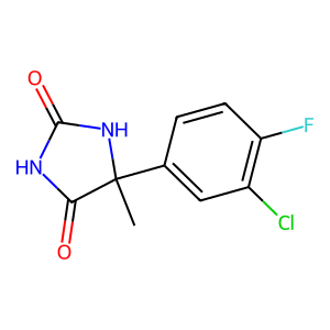 CAS: 1152850-20-8 | PC108778 | 5-(3-Chloro-4-Fluorophenyl)-5-Methylimidazolidine-2,4-Dione