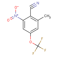 CAS:1210892-33-3 | PC1088 | 2-Methyl-6-nitro-4-(trifluoromethoxy)benzonitrile
