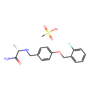 CAS: 202825-45-4 | PC108889 | Ralfinamide Mesylate