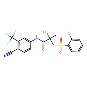 CAS: 1159977-36-2 | PC108943 | N-(4-Cyano-3-(Trifluoromethyl)Phenyl)-3-((2-Fluorophenyl)Sulfonyl)-2-Hydroxy-2-Methylpropanamide