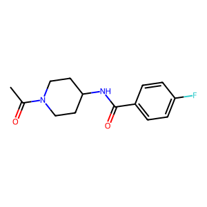 CAS: 283167-06-6 | PC108971 | N-(1-Acetylpiperidin-4-yl)-4-Fluorobenzamide