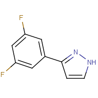 CAS: 154258-58-9 | PC110031 | 3-(3,5-Difluorophenyl)-1H-pyrazole