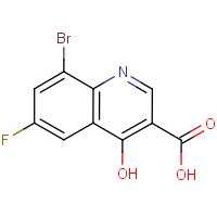 CAS:1019016-15-9 | PC110035 | 8-Bromo-6-fluoro-4-hydroxyquinoline-3-carboxylic acid