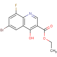 CAS:228728-06-1 | PC110037 | Ethyl 6-bromo-8-fluoro-4-hydroxyquinoline-3-carboxylate
