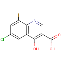 CAS:1019015-83-8 | PC110042 | 6-Chloro-8-fluoro-4-hydroxyquinoline-3-carboxylic acid