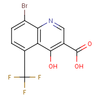 CAS:1065093-69-7 | PC110053 | 8-Bromo-4-hydroxy-5-(trifluoromethyl)quinoline-3-carboxylic acid