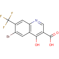 CAS:1065093-93-7 | PC110064 | 6-Bromo-4-hydroxy-7-(trifluoromethyl)quinoline-3-carboxylic acid