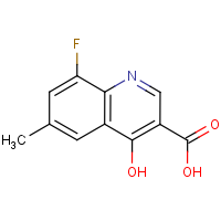CAS:228728-30-1 | PC110070 | 8-Fluoro-4-hydroxy-6-methylquinoline-3-carboxylic acid